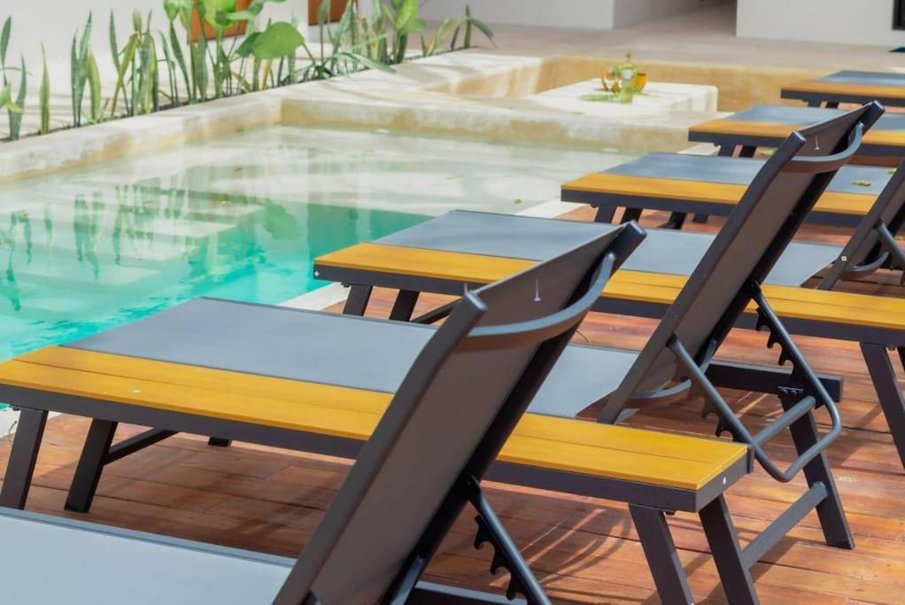 Cozy Apartment With Pool In Bacalar Center 외부 사진
